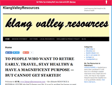 Tablet Screenshot of klangvalleyresources.com